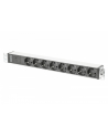 digitus Listwa zasilająca PDU 19' Rack, 8x gniazdo schuko, 2.0m, 1x wtyk C14, 10A Aluminiowa - nr 1