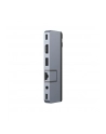 hyperdrive Koncentrator USB 7-in-2 USB-C HUB Grey HDMI/RJ45/USB-A/MicroSD/USB4 - nr 21