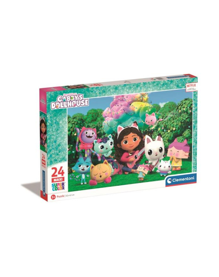 Clementoni Puzzle 24el Maxi Koci Domek Gabi. Gaby's Dollhouse 28520 główny