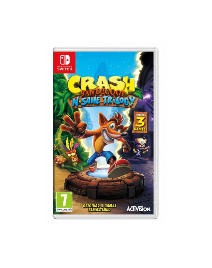plaion Gra Nintendo Switch Crash Bandicoot N. Sane Trilogy główny