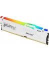 kingston Pamięć DDR5 Fury Beast  RGB  16GB(1*16GB)/5200  CL36 Biała - nr 10