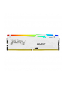 kingston Pamięć DDR5 Fury Beast  RGB  16GB(1*16GB)/5200  CL36 Biała - nr 8