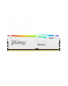 kingston Pamięć DDR5 Fury Beast  RGB  16GB(1*16GB)/5200  CL36 Biała - nr 9