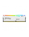 kingston Pamięć DDR5 Fury Beast RGB  32GB(2*16GB)/5200  CL36 Biała - nr 8