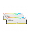 kingston Pamięć DDR5 Fury Beast RGB  32GB(2*16GB)/5200  CL36 Biała - nr 9