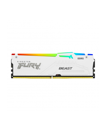 kingston Pamięć DDR5 Fury Beast RGB  32GB(1*32GB)/5200  CL40 Biała