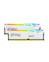 kingston Pamięć DDR5 Fury Beast  RGB  32GB(2*16GB)/5600  CL40 Biała - nr 9