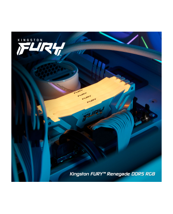 kingston Pamięć DDR5 Fury Renegade RGB White 32GB(2*16GB)/6000Mhz  CL32