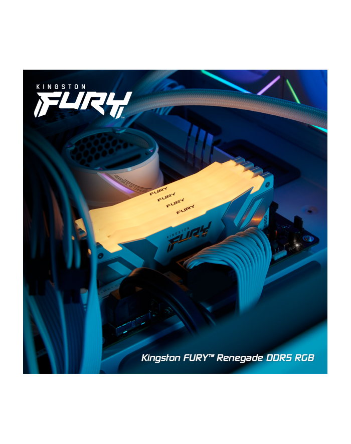 kingston Pamięć DDR5 Fury Renegade RGB White 32GB(2*16GB)/6000Mhz  CL32 główny