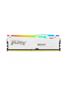 kingston Pamięć DDR5 Fury Beast White RGB 64GB(2*32GB)/6000 CL36 - nr 17