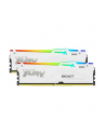 kingston Pamięć DDR5 Fury Beast White  RGB 32GB(2*16GB)/6000 CL40 - nr 12
