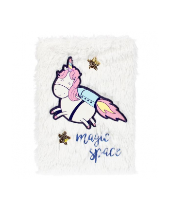 Notes pluszowy Unicorn Space STARPAK