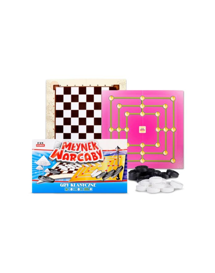 artyk PROMO Warcaby / Młynek gra 2w1 802514 główny