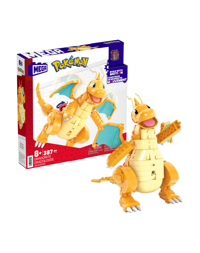 MEGA Pokemon Dragonite Zestaw klocków HKT25 p6 MATTEL główny