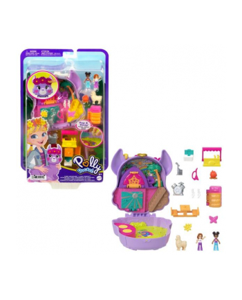 Polly Pocket Zestaw Biwakowe przygody Lamy HKV33 FRY35 MATTEL