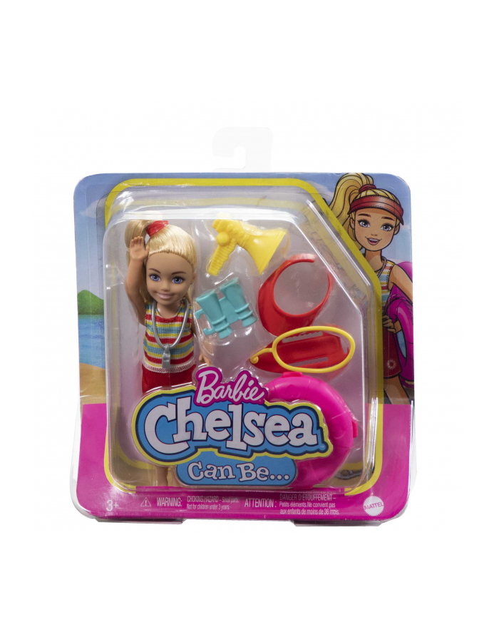 Barbie Lalka Chelsea Kariera Ratowniczka wodna HKD94 GTN86 MATTEL główny