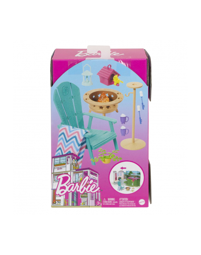 Barbie Mebelek + dekoracje HJV33 HJV32 MATTEL główny
