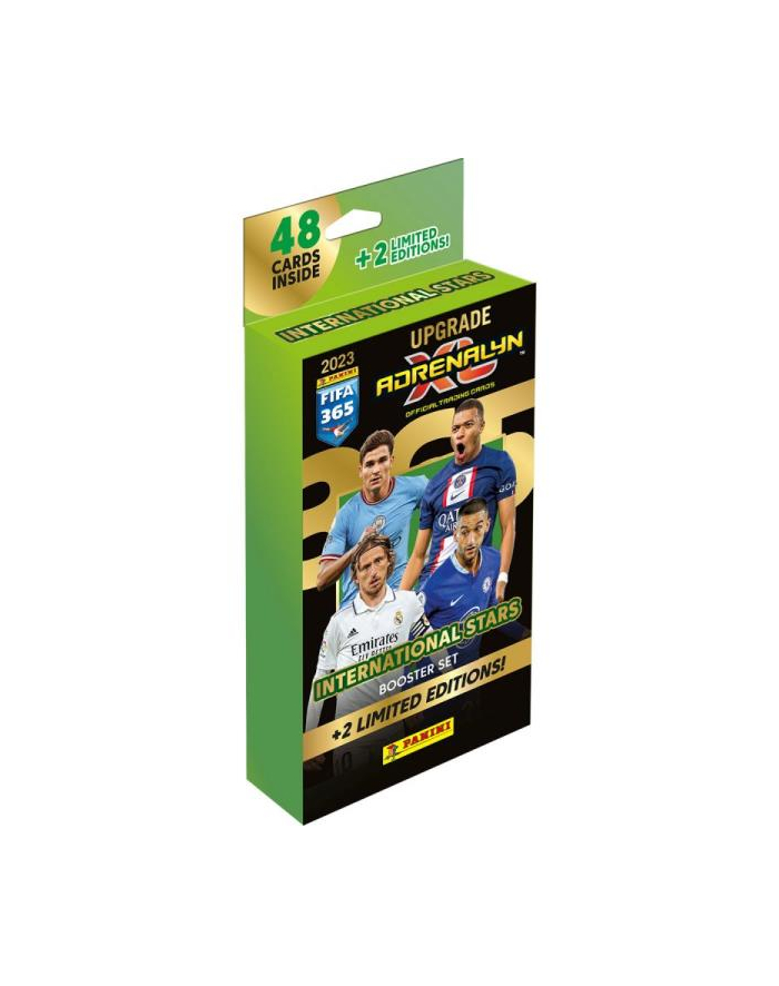 panini FIFA 365 2023 Adrenalyn XL Upgrade International Stars saszetka z 48 kartami 03768 główny