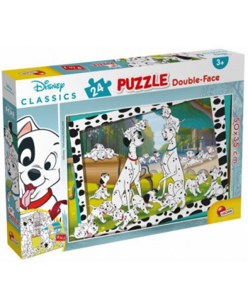 lisciani giochi Puzzle dwustronne 24el. 50x35cm 101 Dalmatyńczyków Disney Classic 86214 LISCIANI
