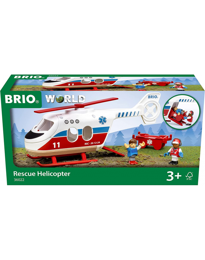ravensburger BRIO 36022 Helikopter ratunkowy główny