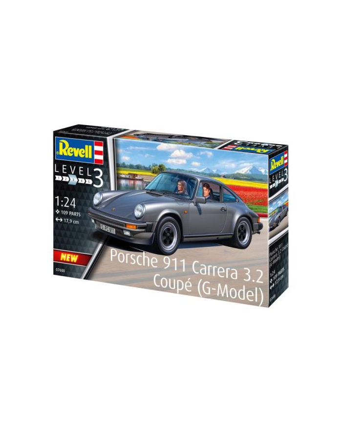 cobi Model do sklejania 67688 Porsche 911 Carrera 3.2 Coupé Model Set Revell główny