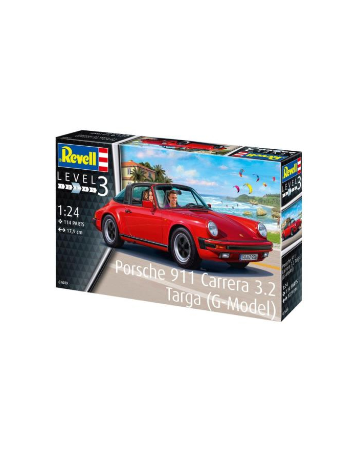cobi Model do sklejania 67689 Porsche 911 Carrera 3.2 Targa Model Set Revell główny
