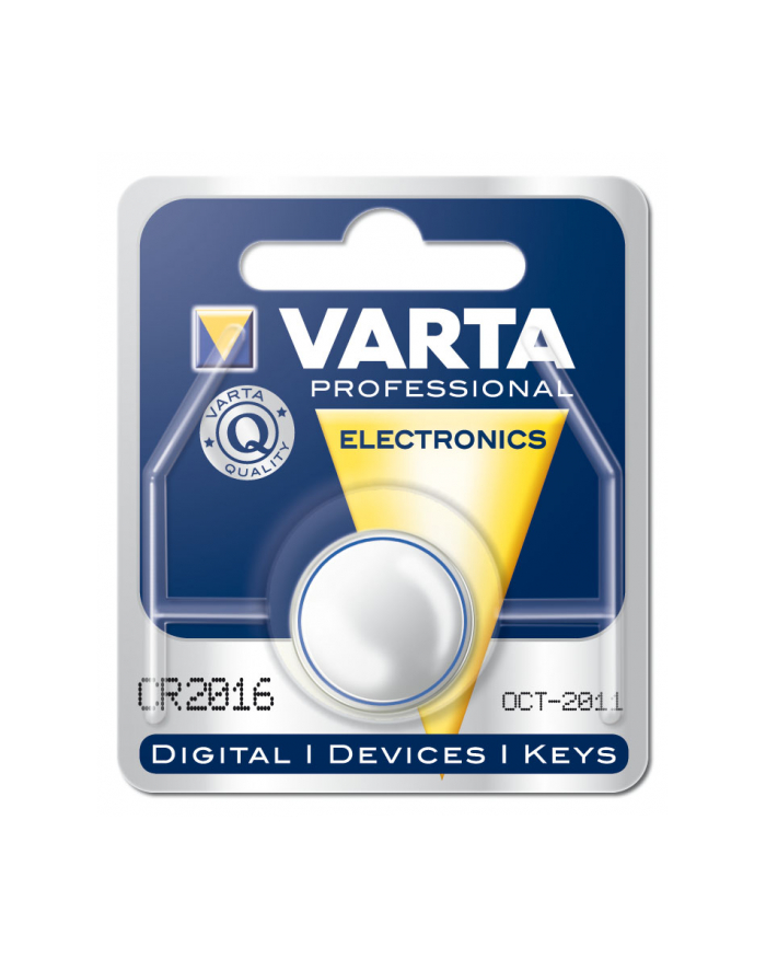 Bateria Electronics Lithium Varta Professional CR2016 6016101401 główny