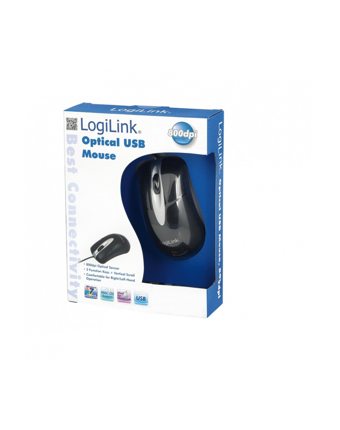 Mysz LOGILINK optyczna USB ID0011 główny