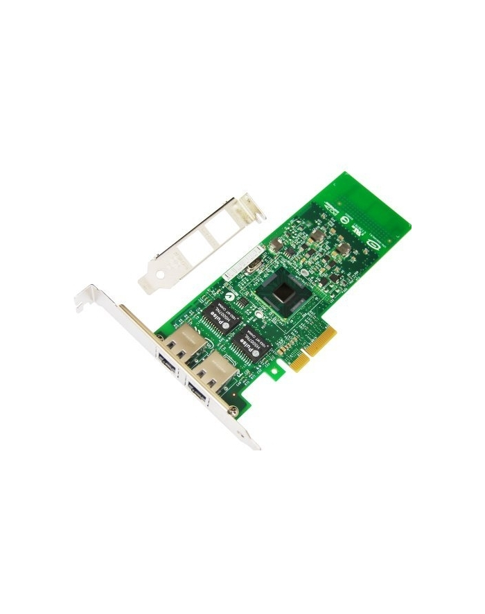 Karta sieciowa Gigabit ET 2xRJ45 Server PCI-E BULK E1G42ETBLK główny