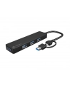 natec Hub USB-C 4 porty Mayfly czarny + adapter USB-A - nr 11