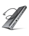axagon HMC-4KX3 Wieloportowy hub USB 5Gbps, 3x USB-A, 2x HDMI + DP + GLAN +  SD/microSD + audio, PD 100W - nr 54