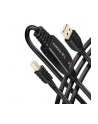 axagon Kabel ADR-210B USB 2.0 A-M -> B-M Aktywny kabel połączeniowy/wzmacniacz 10m - nr 33