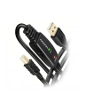 axagon Kabel ADR-220B USB 2.0 A-M -> B-M aktywny kabel połączeniowy/wzmacniacz 20m - nr 17