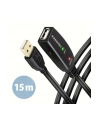axagon Kabel ADR-215 USB 2.0 A-M -> A-F aktywny kabel przedłużacz/wzmacniacz 15m - nr 29
