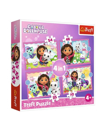 Puzzle 4w1 Przygoda Gabi 34620 Trefl
