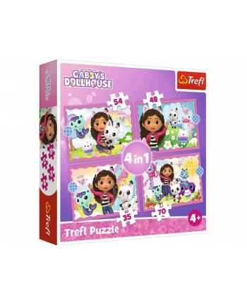 Puzzle 4w1 Przygoda Gabi 34620 Trefl