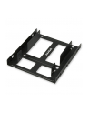 axagon RHD-225 Ramka metalowa do montażu 2 x 2.5' w pozycji 3.5' Czarna - nr 28