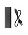 qoltec Obudowa | kieszeń do dysków M.2 SATA SSD | NGFF | USB typ C - nr 19