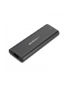 qoltec Obudowa | kieszeń do dysków M.2 SATA SSD | NGFF | USB typ C - nr 20