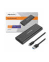 qoltec Obudowa | kieszeń do dysków M.2 SATA SSD | NGFF | USB typ C - nr 3