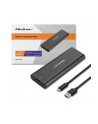 qoltec Obudowa | kieszeń do dysków M.2 SATA SSD | NVME | USB typ C - nr 2