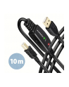 axagon Kabel ADR-210B USB 2.0 A-M -> B-M Aktywny kabel połączeniowy/wzmacniacz 10m - nr 10