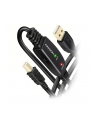 axagon Kabel ADR-210B USB 2.0 A-M -> B-M Aktywny kabel połączeniowy/wzmacniacz 10m - nr 25