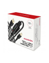 axagon Kabel ADR-210B USB 2.0 A-M -> B-M Aktywny kabel połączeniowy/wzmacniacz 10m - nr 28