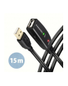 axagon Kabel ADR-215 USB 2.0 A-M -> A-F aktywny kabel przedłużacz/wzmacniacz 15m - nr 26