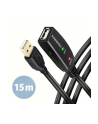 axagon Kabel ADR-215 USB 2.0 A-M -> A-F aktywny kabel przedłużacz/wzmacniacz 15m - nr 9