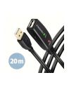 axagon Kabel ADR-220 USB 2.0 A-M -> A-F aktywny kabel przedłużacz/wzmacniacz 20m - nr 9