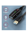 axagon Kabel ADR-305 USB 3.0 A-M -> A-F aktywny kabel przedłużacz/wzmacniacz 5m - nr 15