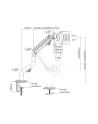 gembird Ramię na monitor biurkowe  (regulowane) od 17 cali do 32 cale, obciążenie do 8kg - nr 8
