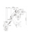 gembird Ramię regulowane  do monitora do montażu na ścianie, do 27 cali/ 7 kg - nr 8